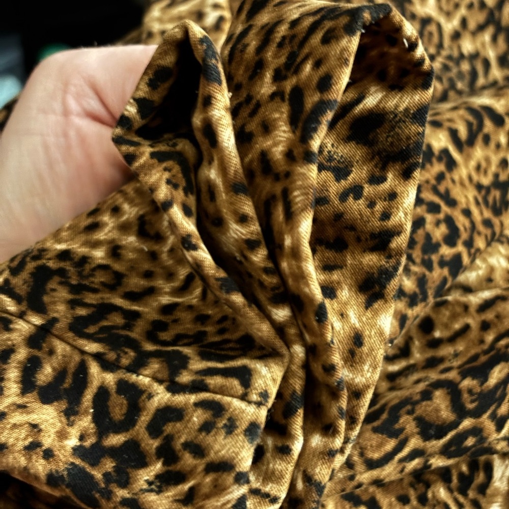 Chic and Soft Leopard Print Button Up Blazer - image 6